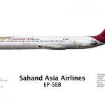 شرکت هواپیمایی سهند آسیا md 80