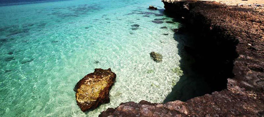 بهترین ساحل کیش - ساحل مرجان (Coral Coast)