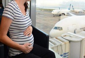 سفر با هواپیما در حین بارداری
