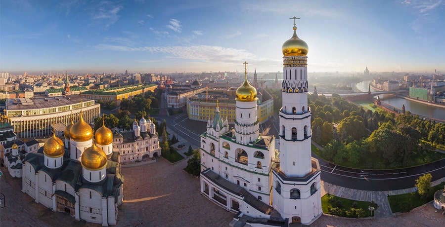 جاذبه های توریستی و مکان های دیدنی مسکو و تصویری از کاخ کرملین