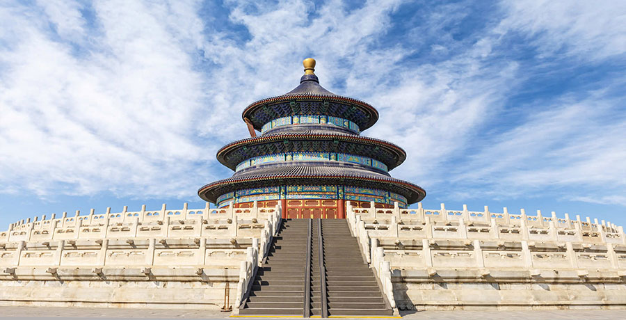 تصویری از معبد آسمانی در راهنمای سفر به چین