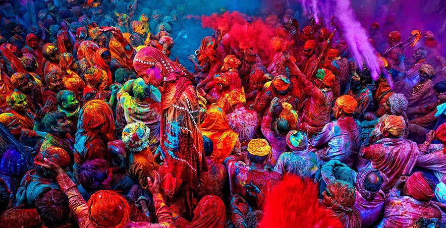 فستیوال هولی، جشن رنگ های شاد در هند