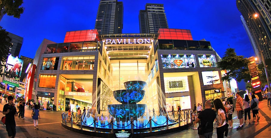 معروفترین مرکز خرید مالزی، مرکز خرید پاویلون 