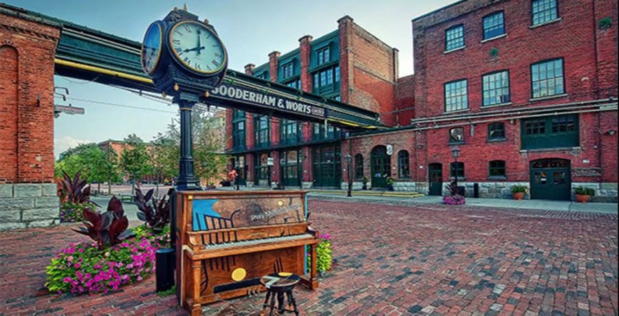 محله تاریخی دیستیلری Distillery از محله های قدیمی و گردشگری تورنتو