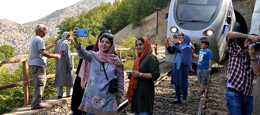 ایستگاه های مسیر قطار گردشگری تهران شمال