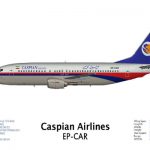 بوئینگ 737 شرکت هواپیمایی کاسپین