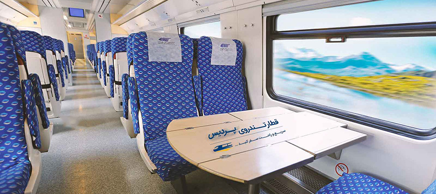 سرعت قطار سریع السیر تهران مشهد چقدر است؟